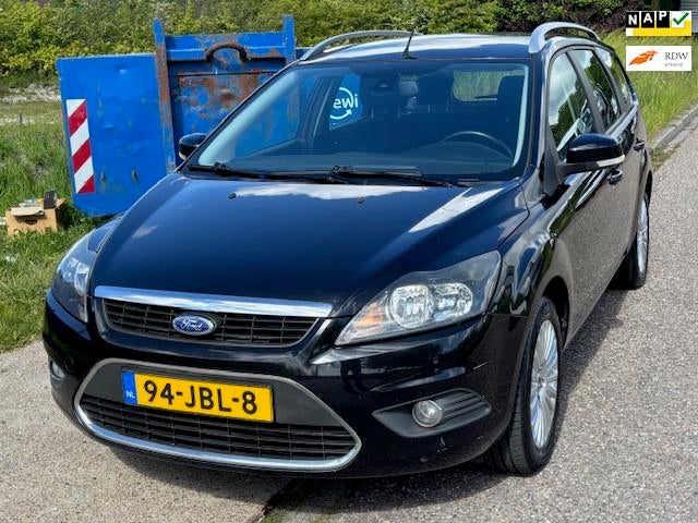 Ford Focus Wagon 1.6 Titanium ECC Audio-CD/Navigatie Electri, 1596 cc, Gebruikt, Zwart, 4 cilinders