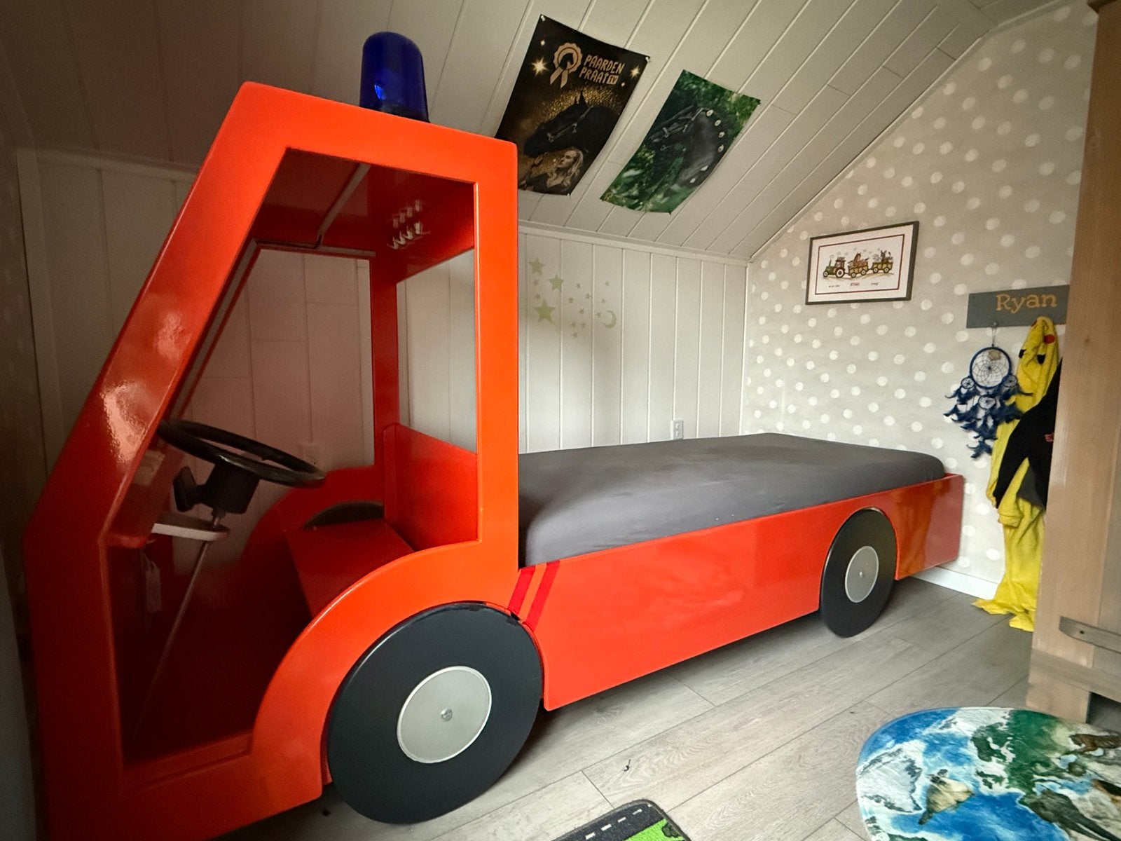Brandweer bed, Kinderen en Baby's, 85 tot 100 cm, Gebruikt, 180 cm of meer, Ophalen