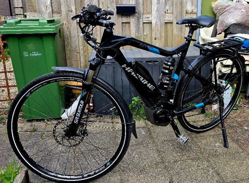 Haibike SDURO Trekking 5.0 E-Bike – Inclusief 2 Goede Accu's, Gebruikt, 50 km per accu of meer, 55 tot 59 cm, Ophalen