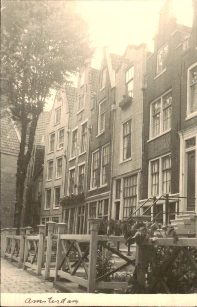 Amsterdam - Fotokaart Huizen, Ophalen of Verzenden, 1920 tot 1940, Ongelopen, Noord-Holland