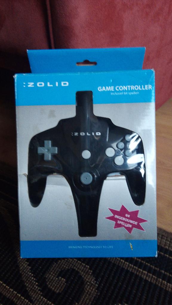 spelcomputer Zolid Game Controller inclusief 64, Ophalen of Verzenden, Overige merken, Nieuw