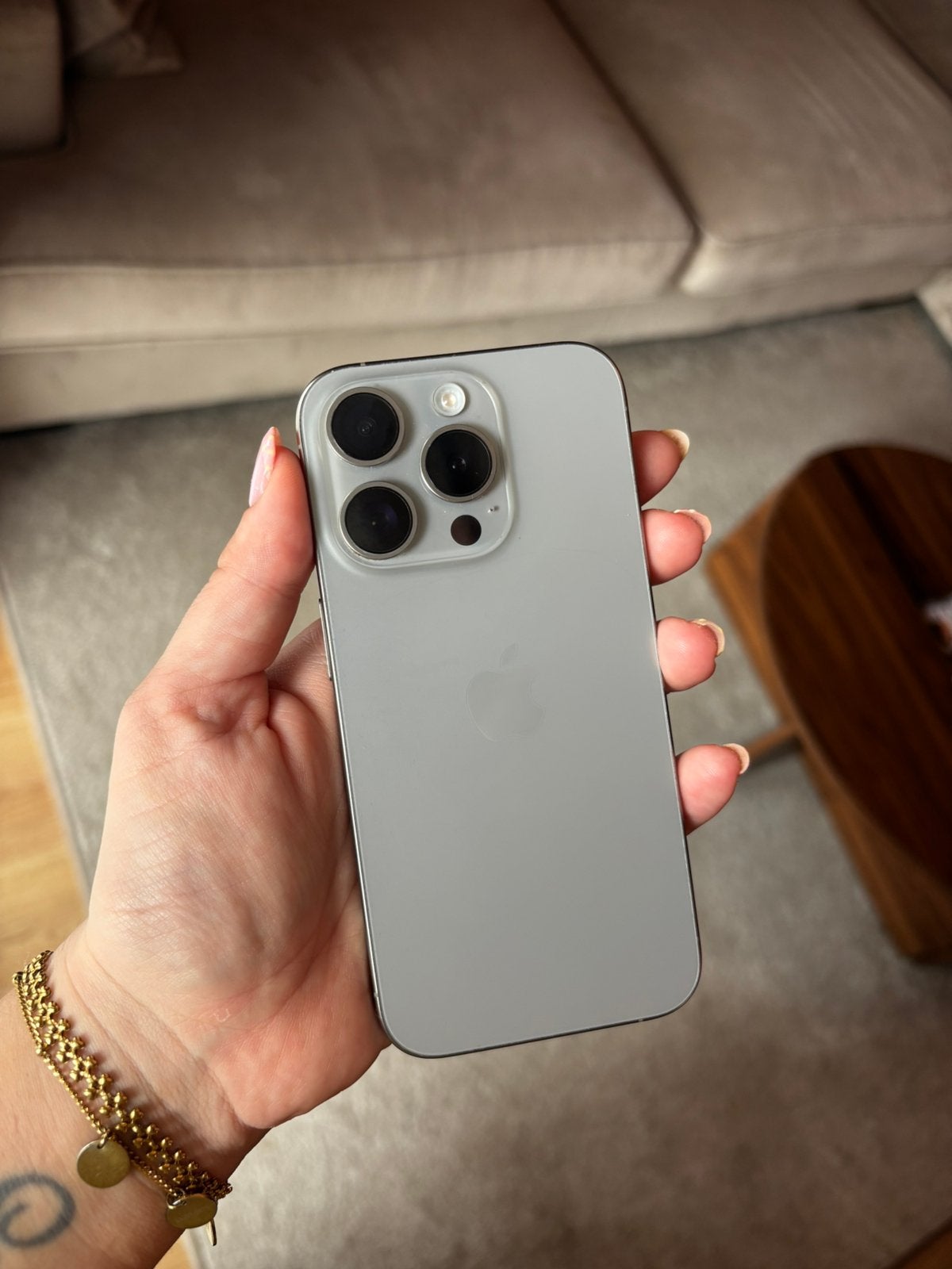 iPhone 15 pro 128gb - zgan, Ophalen, Zo goed als nieuw, Apple, Zilver
