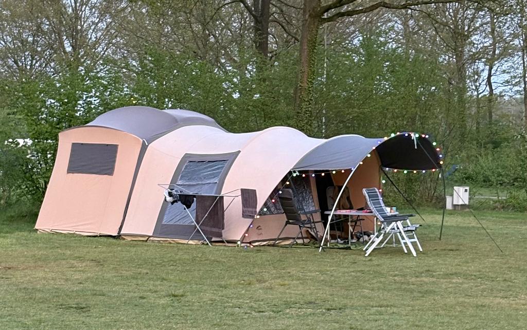 Cabanon Manga DeLuxe vouwwagen, Caravans en Kamperen, Vouwwagens, Ophalen, Beige, Cabanon, Aanwezig