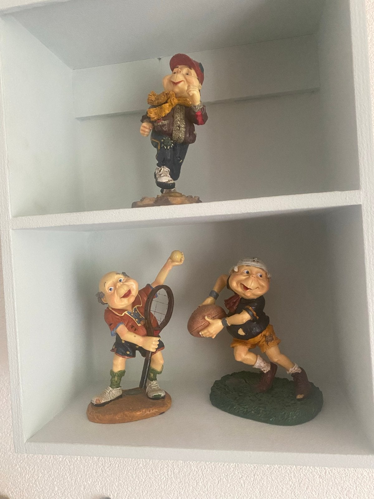 Set van 6 laafbeeldjes - Diverse sporten, Ophalen, Gebruikt