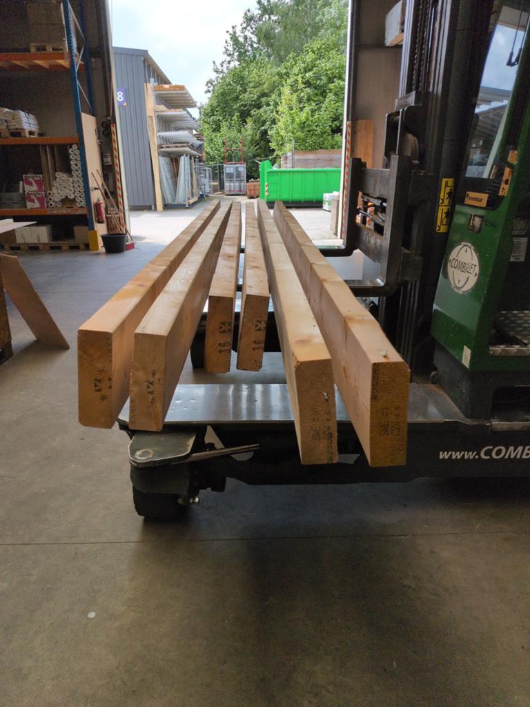 Vuren 75x225 (70x220), Ophalen, Minder dan 180 cm, Palen