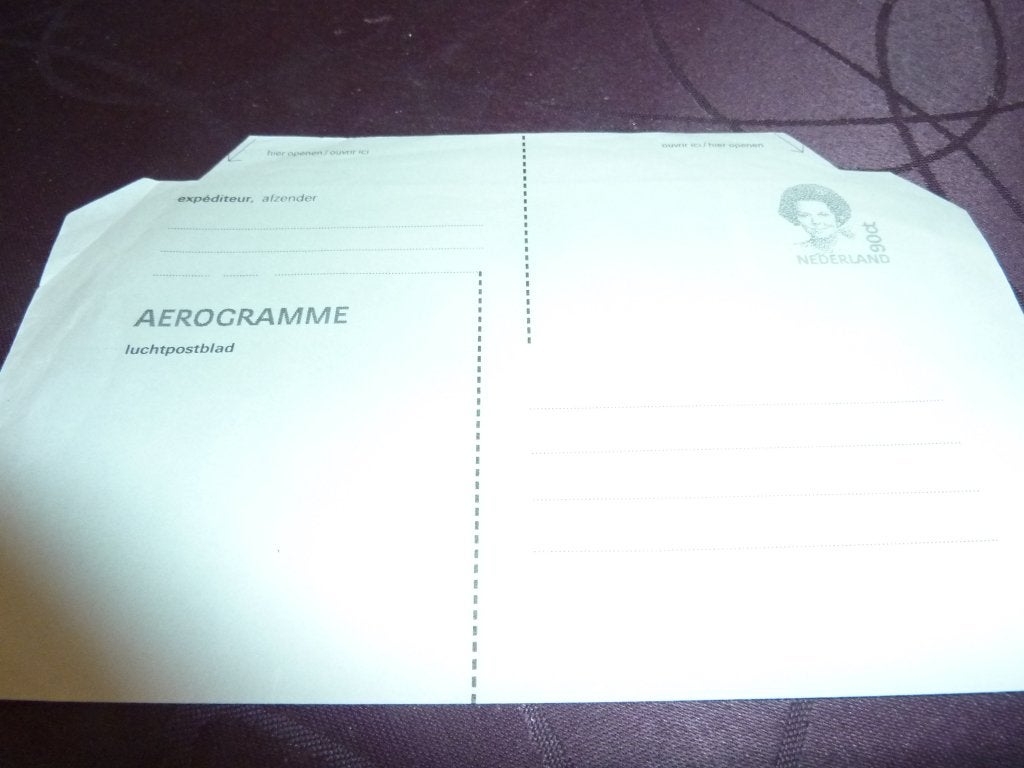 Aerogramme / luchtpostblad Nederland, Ophalen of Verzenden, Brief