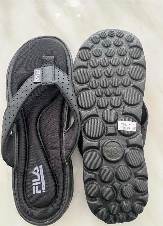 Fila Heren teenslippers, Zwart, Overige typen, Nieuw, Ophalen of Verzenden