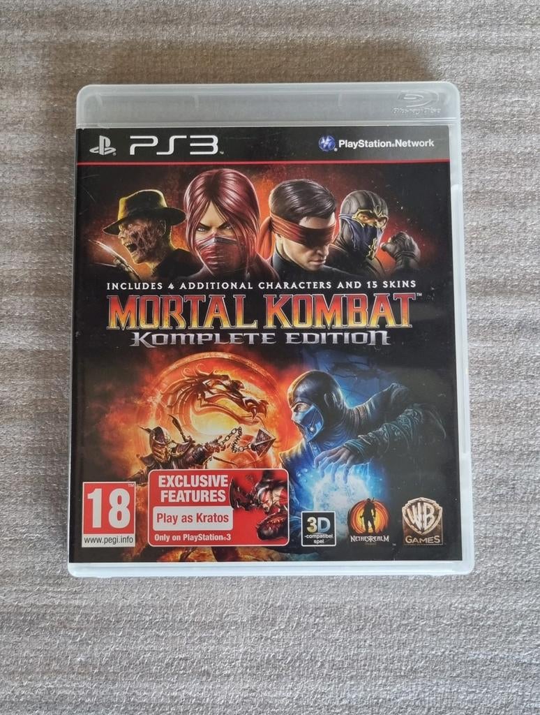 Mortal Kombat Komplete Edition PS3, Vanaf 18 jaar, Vechten, 2 spelers, Ophalen of Verzenden