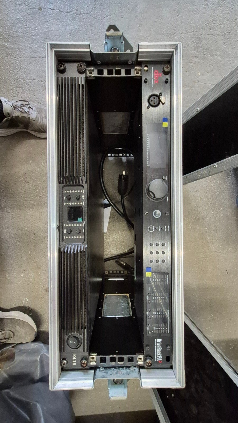 DBX DriveRack PA2 Geluidsprocessor in Flightcase, Ophalen of Verzenden