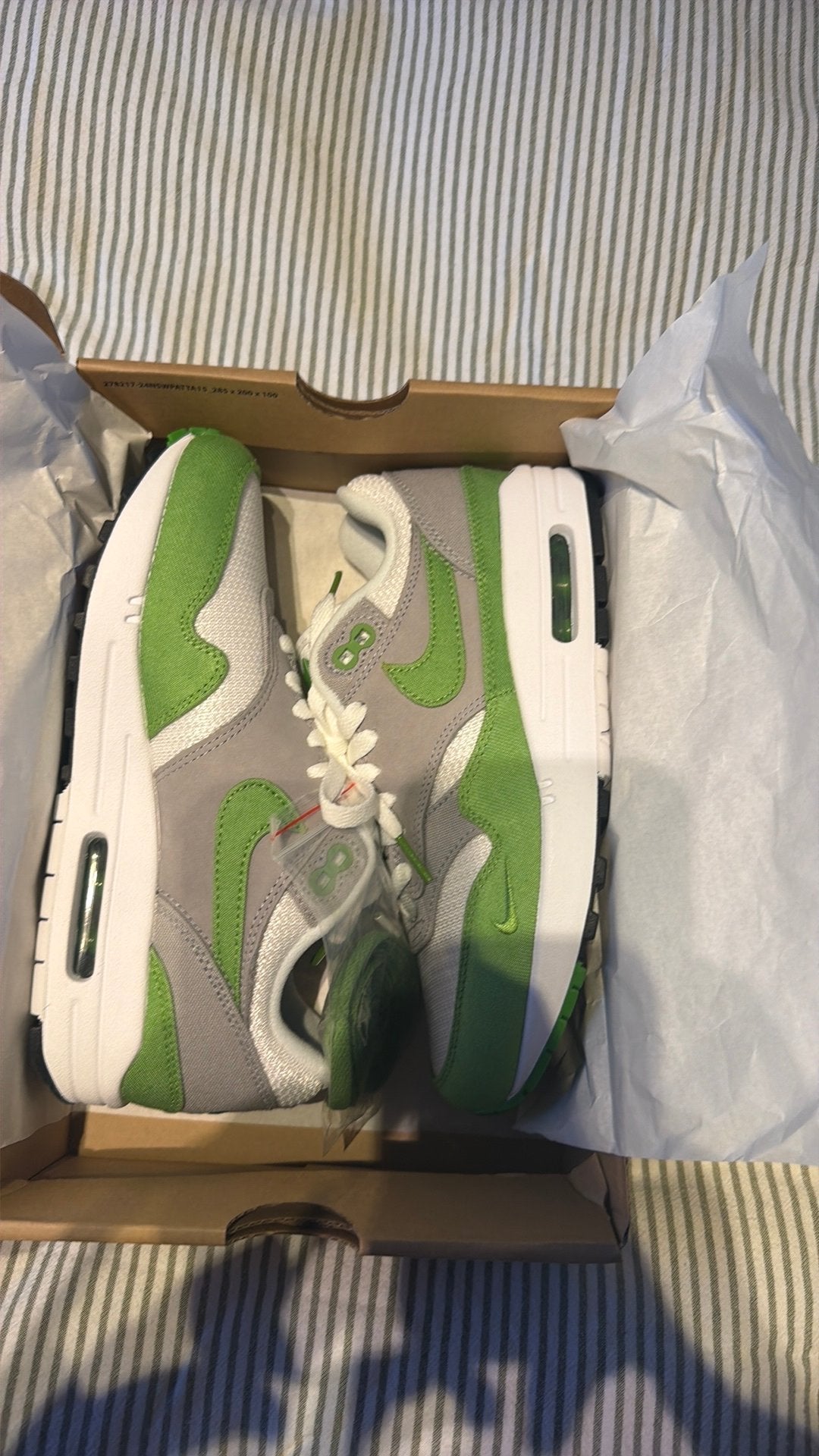 Nike air max 1 patta chlorophyll maat 38, Ophalen of Verzenden, Zo goed als nieuw, Sneakers of Gympen