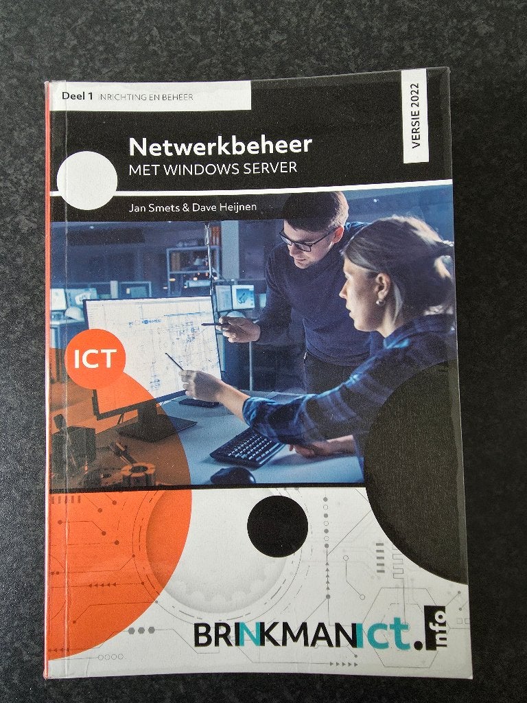 nieuw schoolboek Netwerkbeheer met windows server 2022 deel, Boeken, Ophalen of Verzenden, Beta, Nieuw, MBO