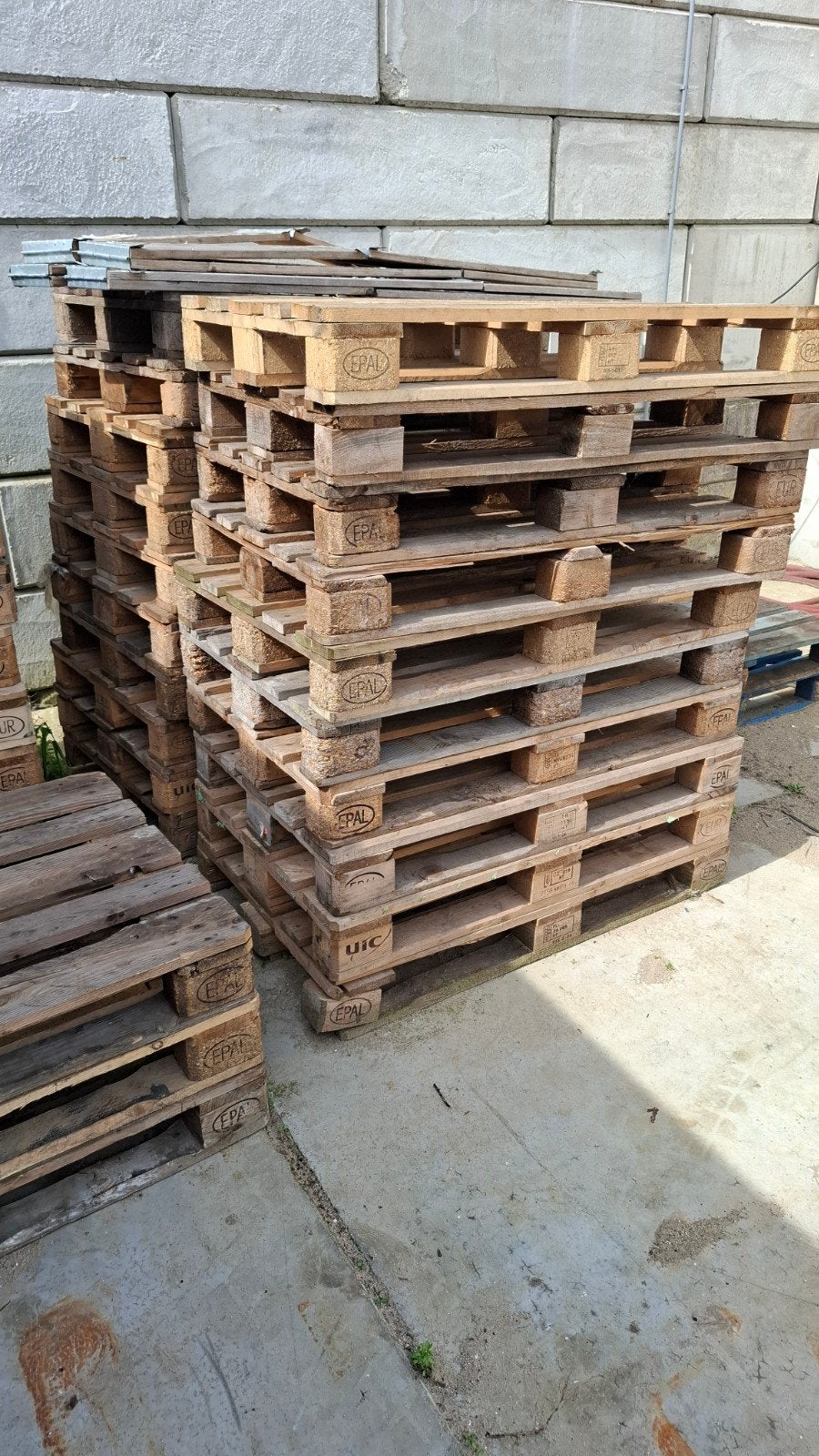 euro pallets  30 stuks, Ophalen, Overige houtsoorten, Minder dan 200 cm, Pallet