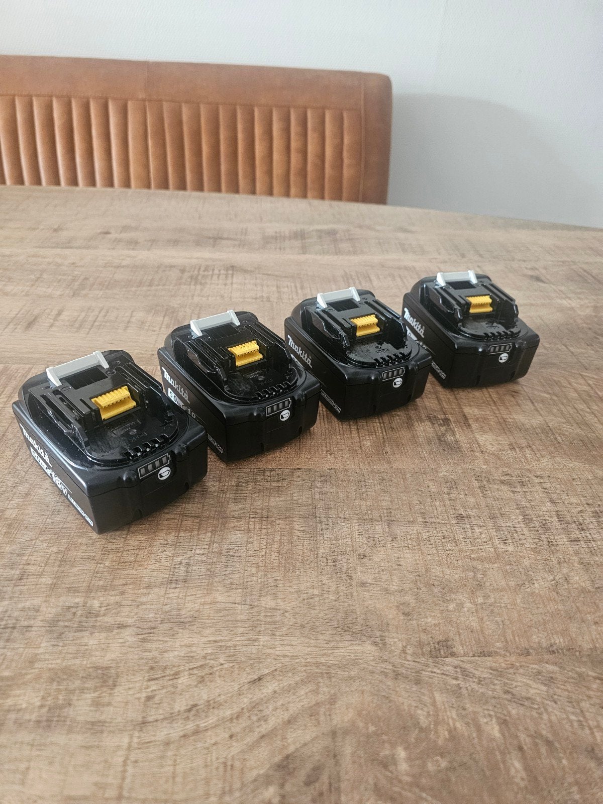 4 originele Makita BL1850B 18V 5.0Ah accu's (ook per 2), Ophalen of Verzenden, Nieuw, Overige typen