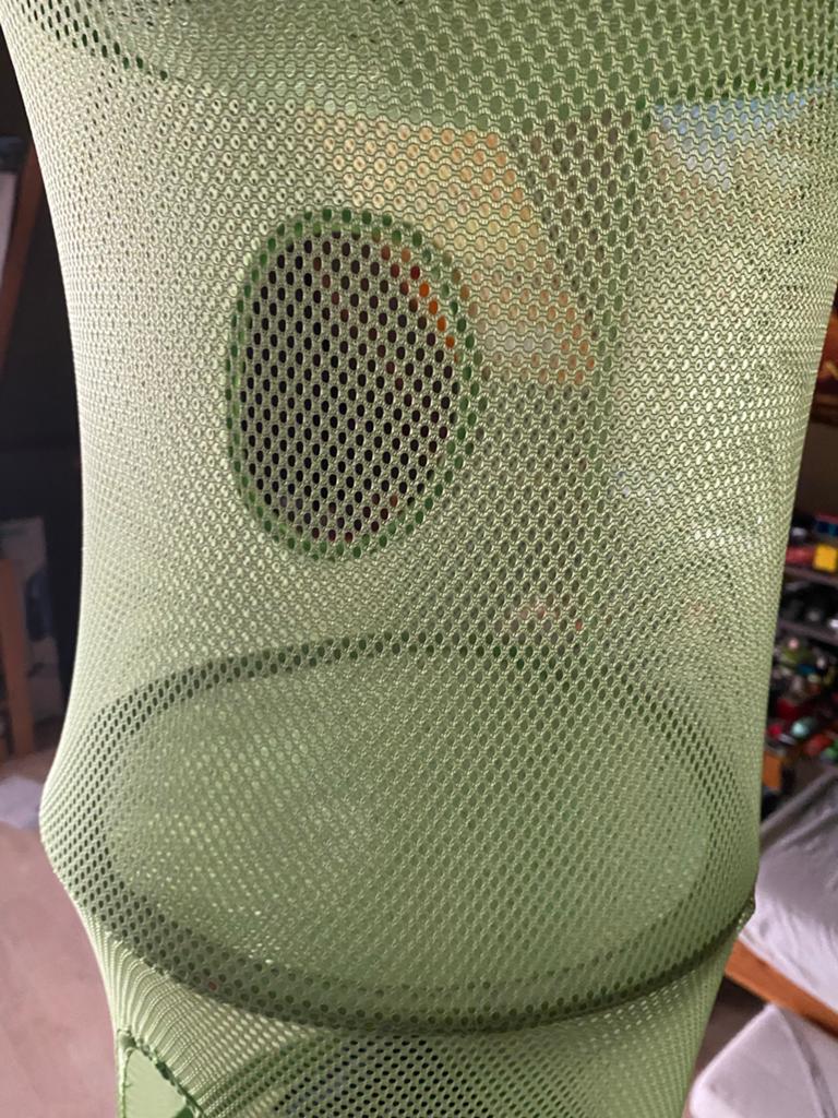 Groen hangend opbergnet voor speelgoed of knuffels, Ophalen of Verzenden, Gebruikt, Jongen of Meisje