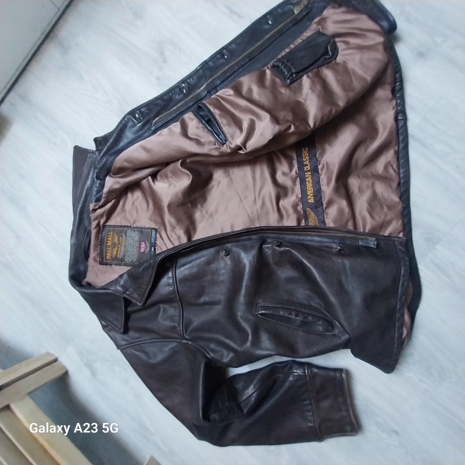Mooie buffel leren Pall Mall jas., Bruin, Pall Mall PME Legend, Overige maten, Ophalen of Verzenden