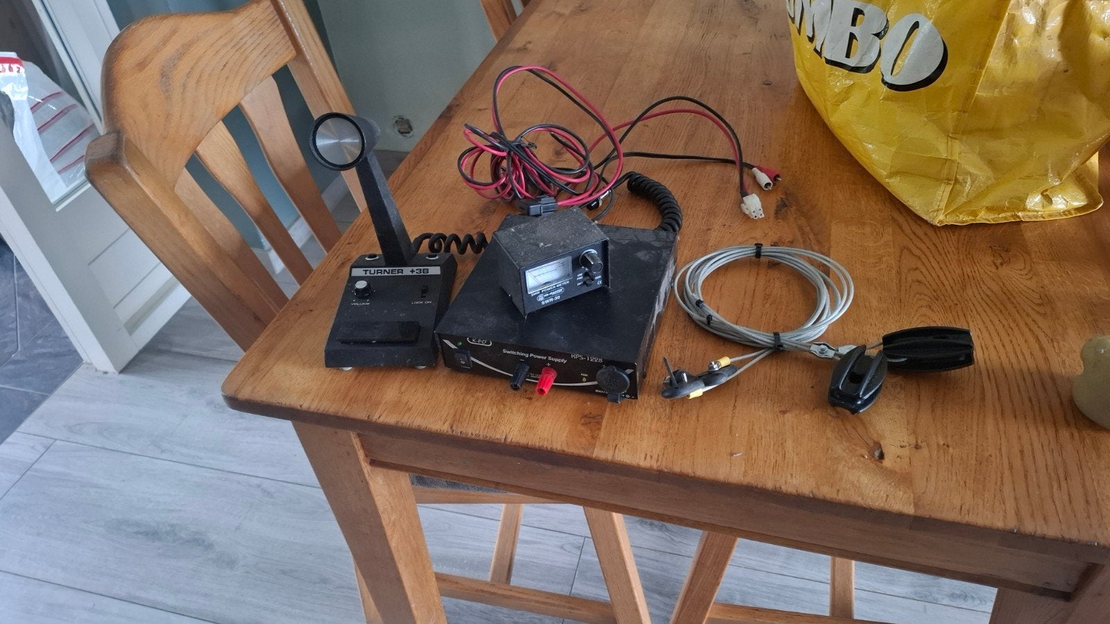 27mc toebehoren te koop: SWR meter, voeding, microfoon, Telecommunicatie, Zenders en Ontvangers, Ophalen of Verzenden, Gebruikt