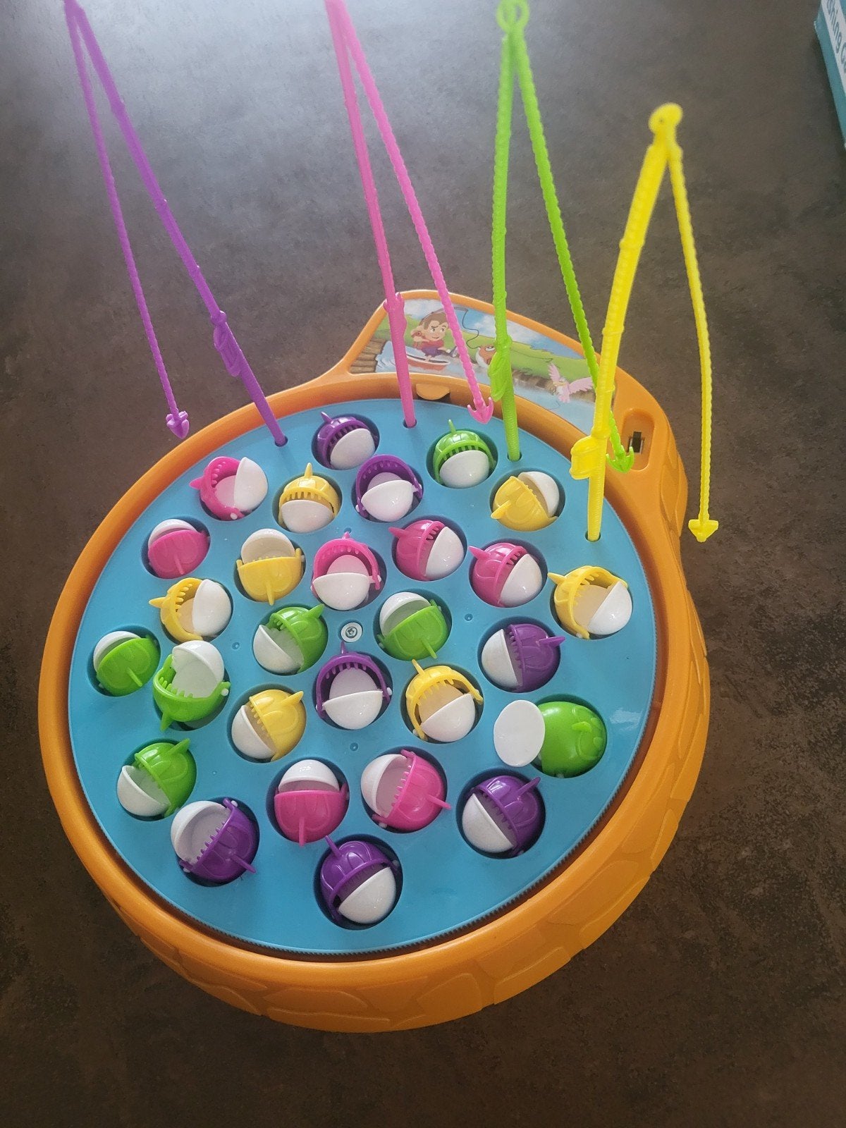 Hengelspel, fishing game, Ophalen, Jongen of Meisje