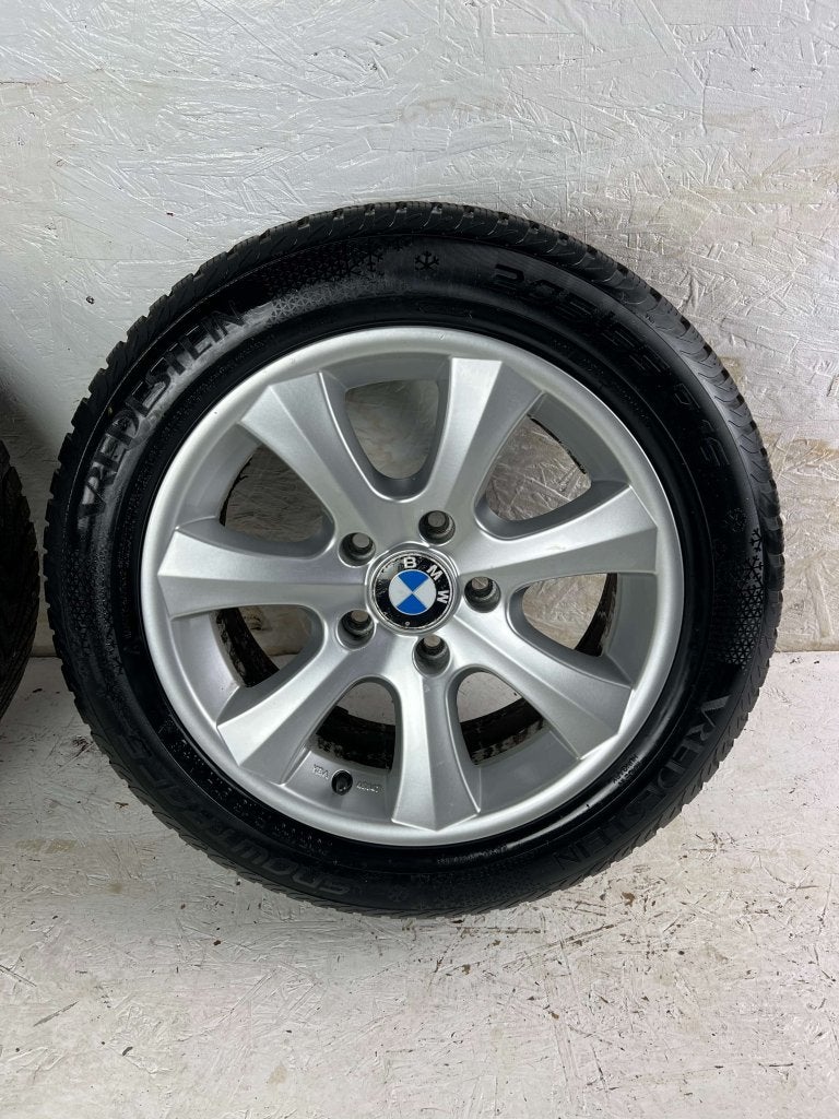 Originele BMW 3 serie velgen 16" 5x120  winterset 7mm e46, Niet ingevuld, Gebruikt, 16 inch, Banden en Velgen
