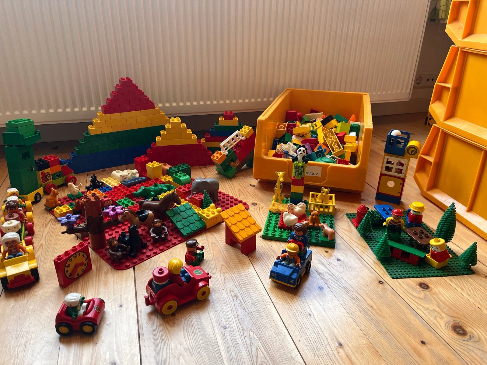 Grote partij Duplo met veel dieren en diverse sets, Kinderen en Baby's, Speelgoed | Duplo en Lego, Ophalen, Gebruikt, Inclusief extra onderdelen