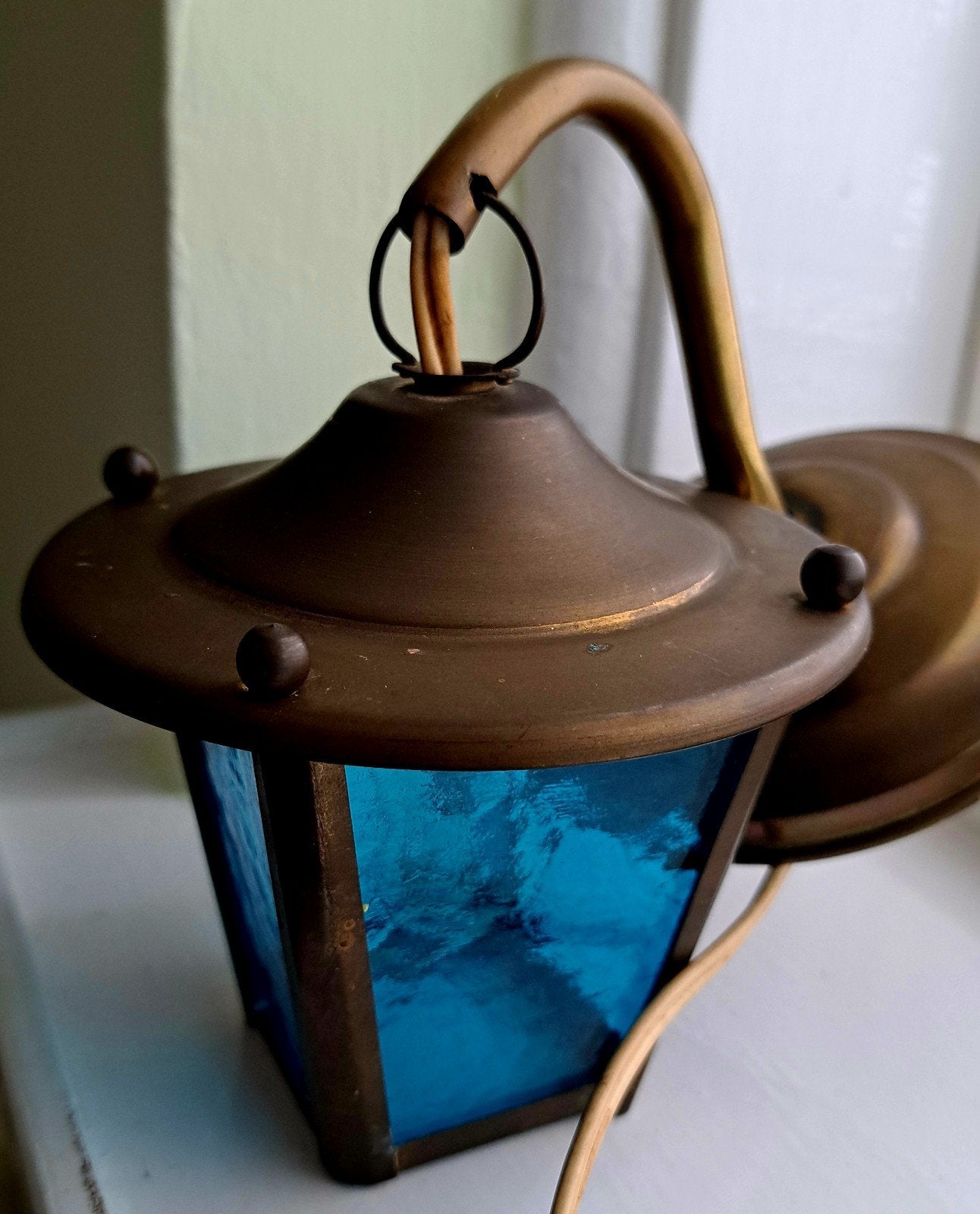 Vintage wandlantaarntje, Ophalen of Verzenden