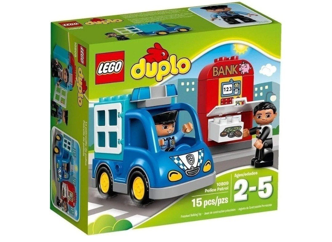 Duplo 10809 Politiepatrouille - Voor jonge bouwers, Ophalen of Verzenden