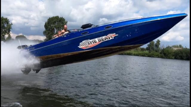 Check mate power boot met 720 pk 2 x 454, Watersport en Boten, Ophalen, Binnenboordmotor, Zo goed als nieuw, 200 pk of meer