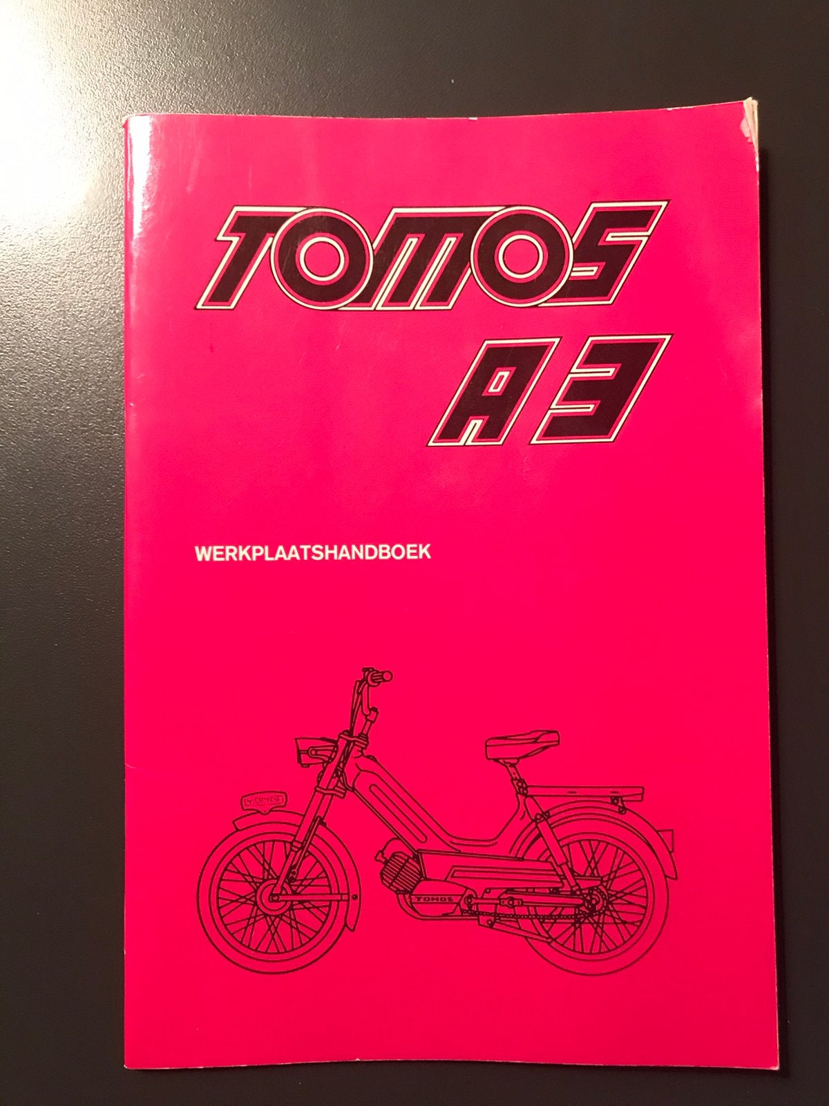 TOMOS A3 WERPLAATSHANDBOEK ORIGINEEL!!!, Fietsen en Brommers, Handleidingen en Instructieboekjes, Ophalen of Verzenden, Zo goed als nieuw