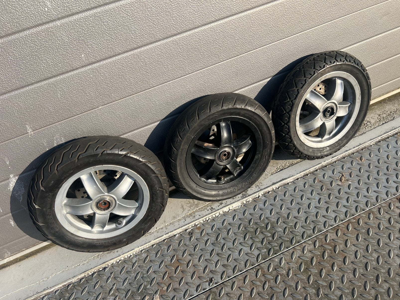 Voorwiel Piaggio Zip 2000 velg met band onderdelen, Piaggio, Piaggio, Overige typen, Zip