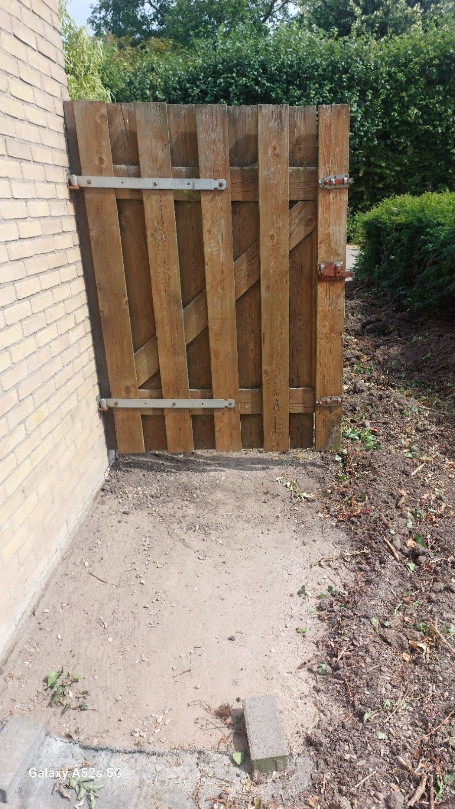 poortdeur, Tuin en Terras, Ophalen, Hout, Minder dan 3 meter, 1 tot 2 meter