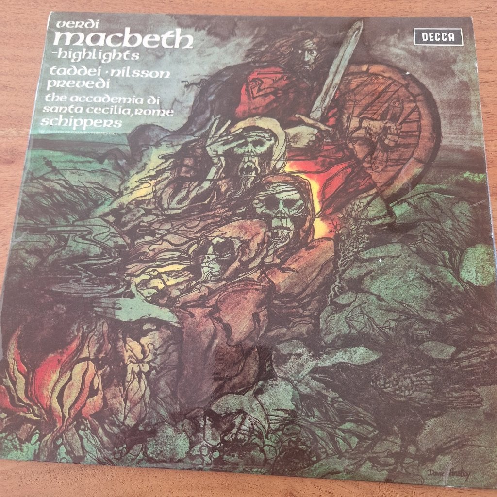 Verdi: Macbeth Highlights  — Decca SET 409, LP, Verdi, Opera of Operette, Ophalen of Verzenden