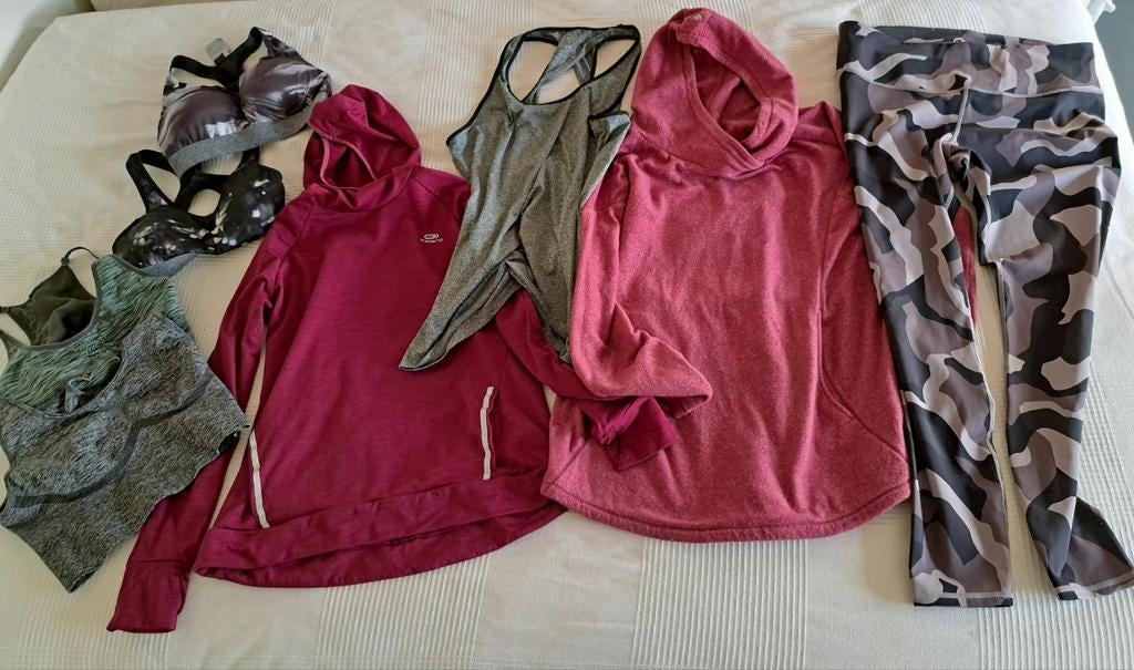 Yoga fitness kleding set: o.a Under Armour legging XL', Maat 46/48 (XL) of groter, Ophalen of Verzenden, Gedragen, Yoga