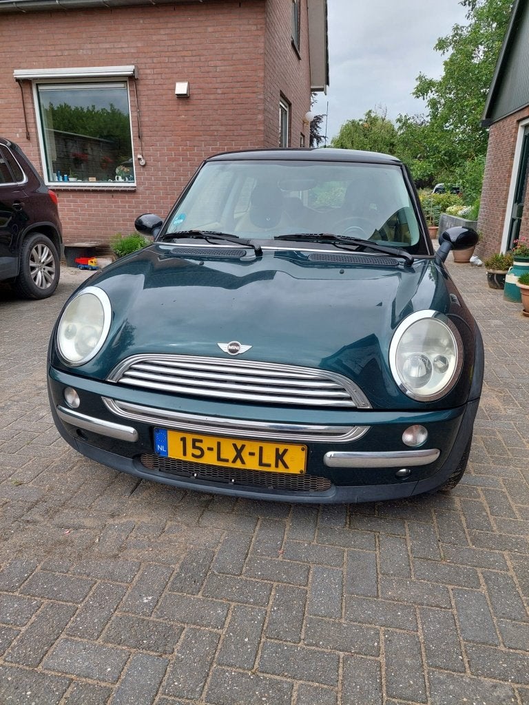 Mini 1.6 16V Cooper AUT 2003 Groen, Auto's, Beige, 4 cilinders, 4 stoelen, 115 pk