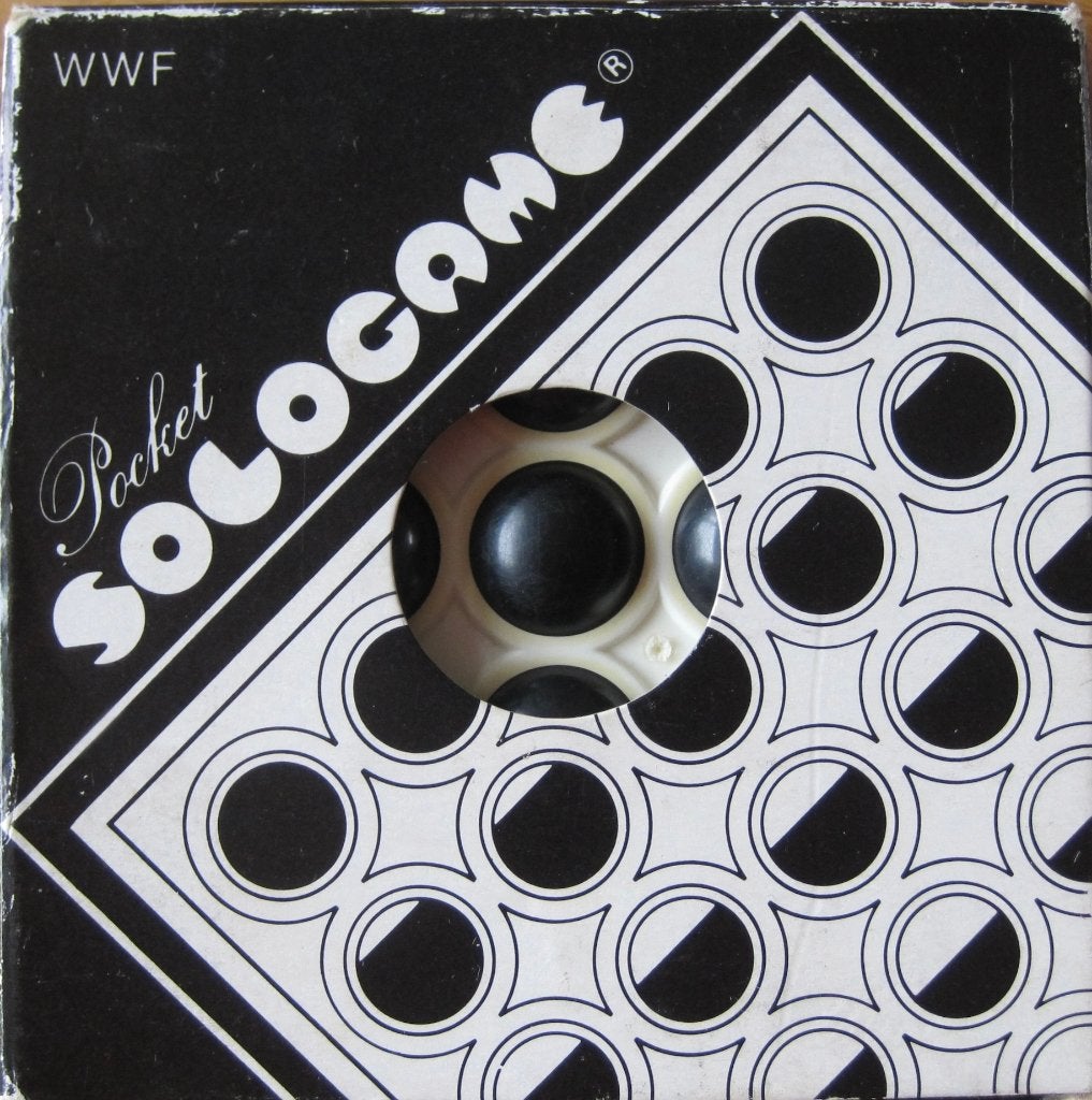 Pocket solo game van het Wereldnatuurfonds - 1986, Een of twee spelers, Ophalen of Verzenden, Zo goed als nieuw, WNF