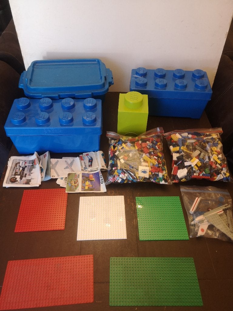 lego partij met bakken, Ophalen, Zo goed als nieuw, Losse stenen, Lego