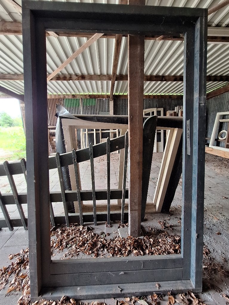 Hardhouten raamkozijn  met vast raam - Nieuw, Doe-het-zelf en Verbouw, Kozijnen en Schuifpuien, Raamkozijn, Nieuw, 225 cm of meer