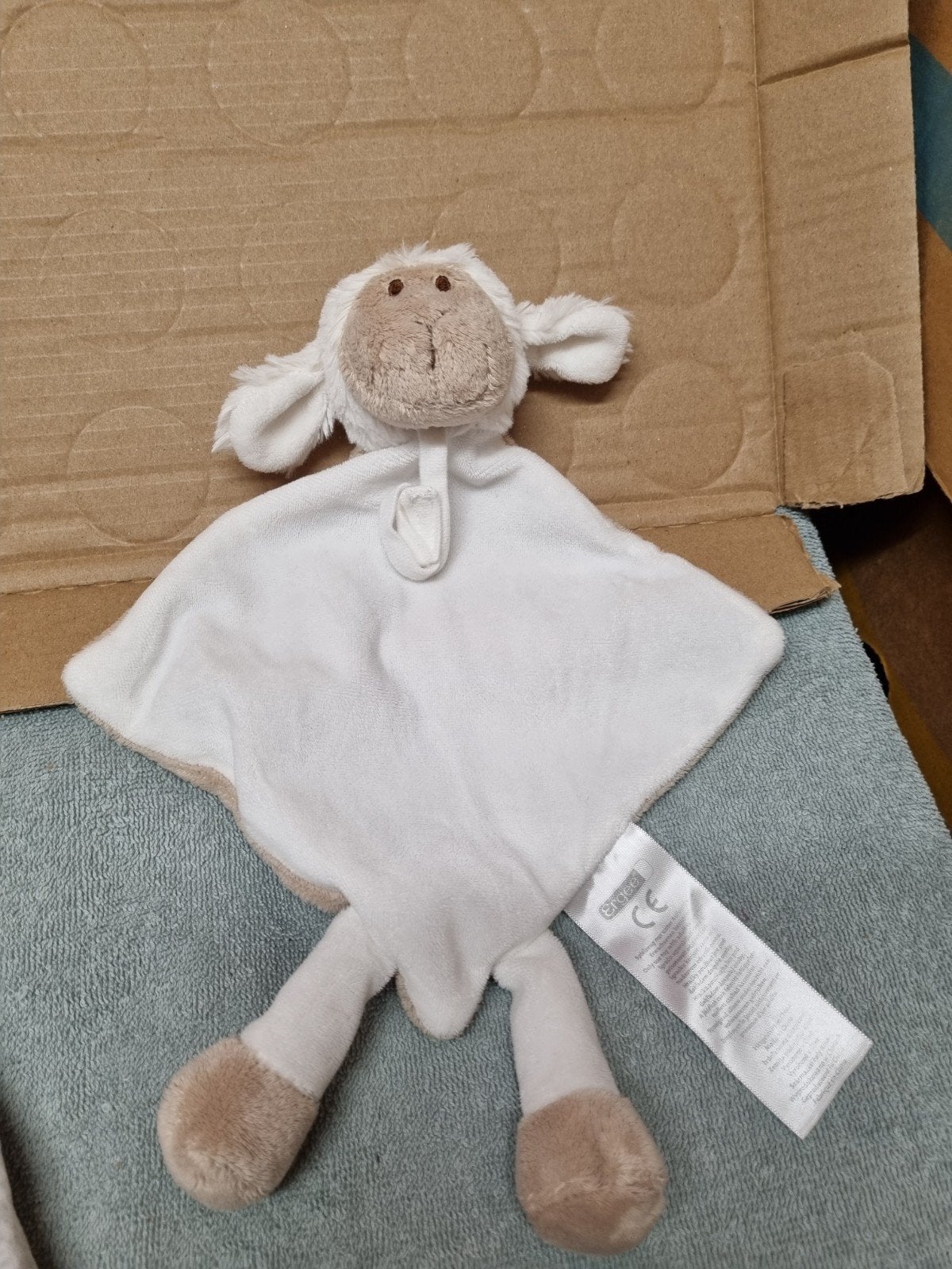 ergee schaap knuffel doekje nr 19, Ophalen of Verzenden, Zo goed als nieuw, Overige typen