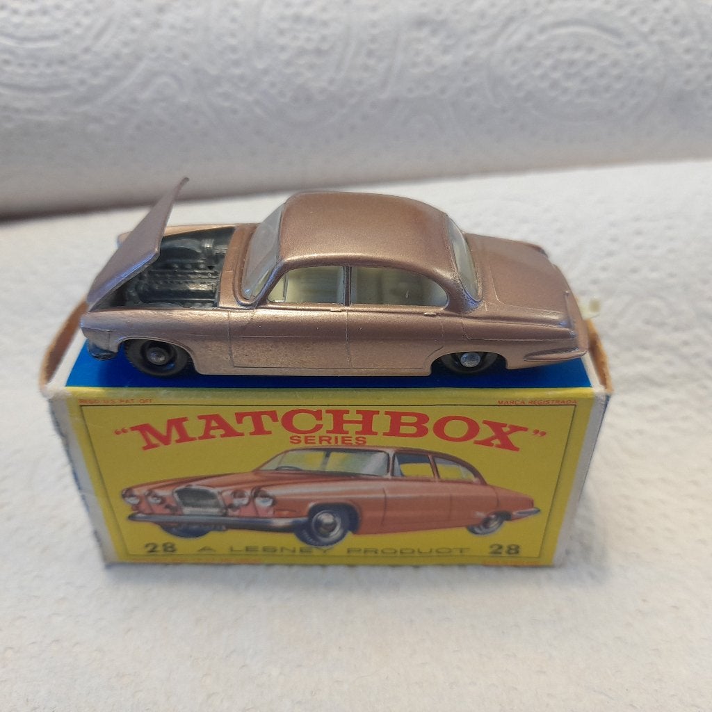 Matchbox Lesney Jaguar MK 10., Ophalen of Verzenden, Zo goed als nieuw, Auto