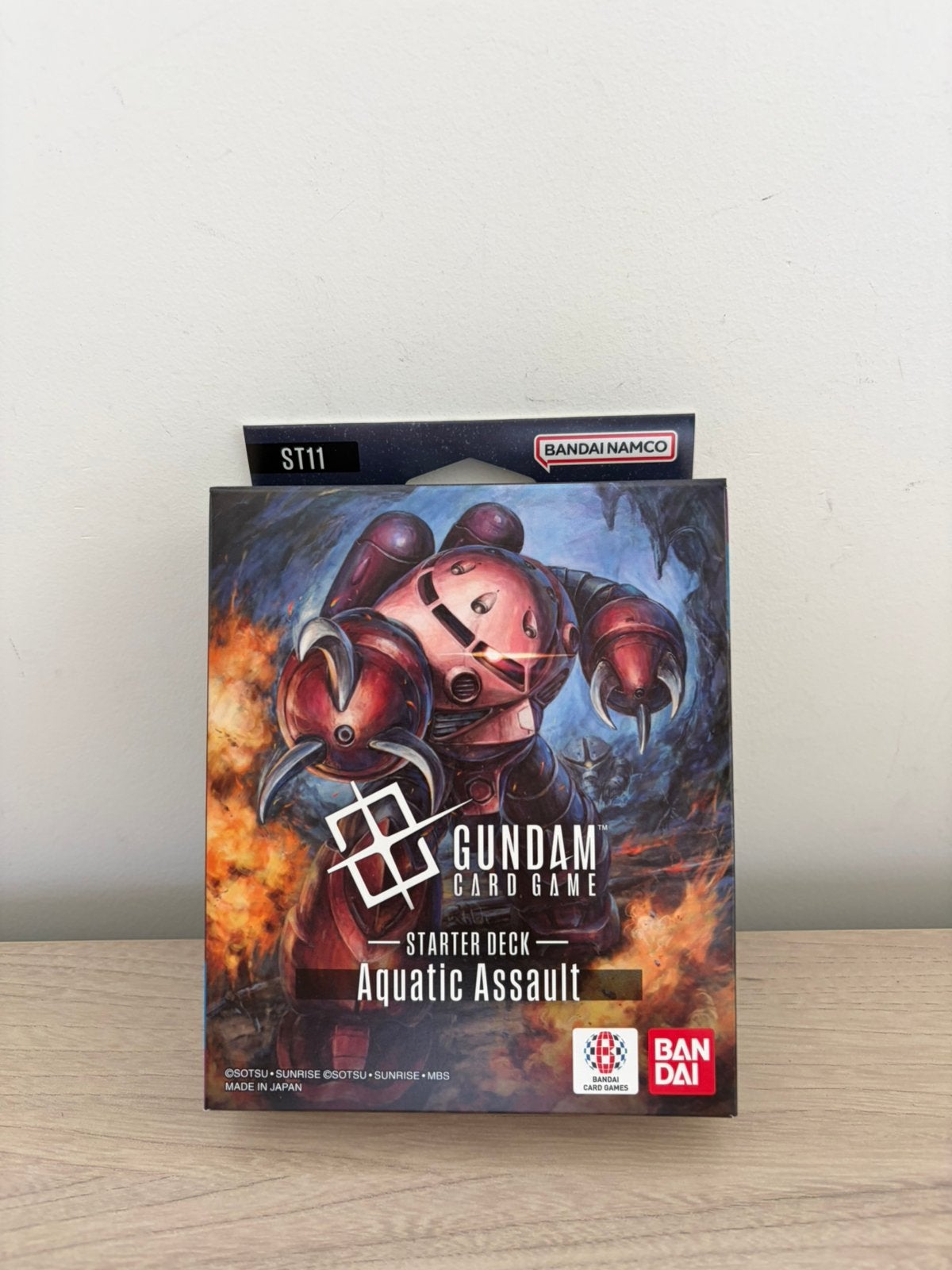 Gundam ST11 Aquatic Assault Starter Deck Blue/Purple Bandai, Ophalen of Verzenden, Zo goed als nieuw