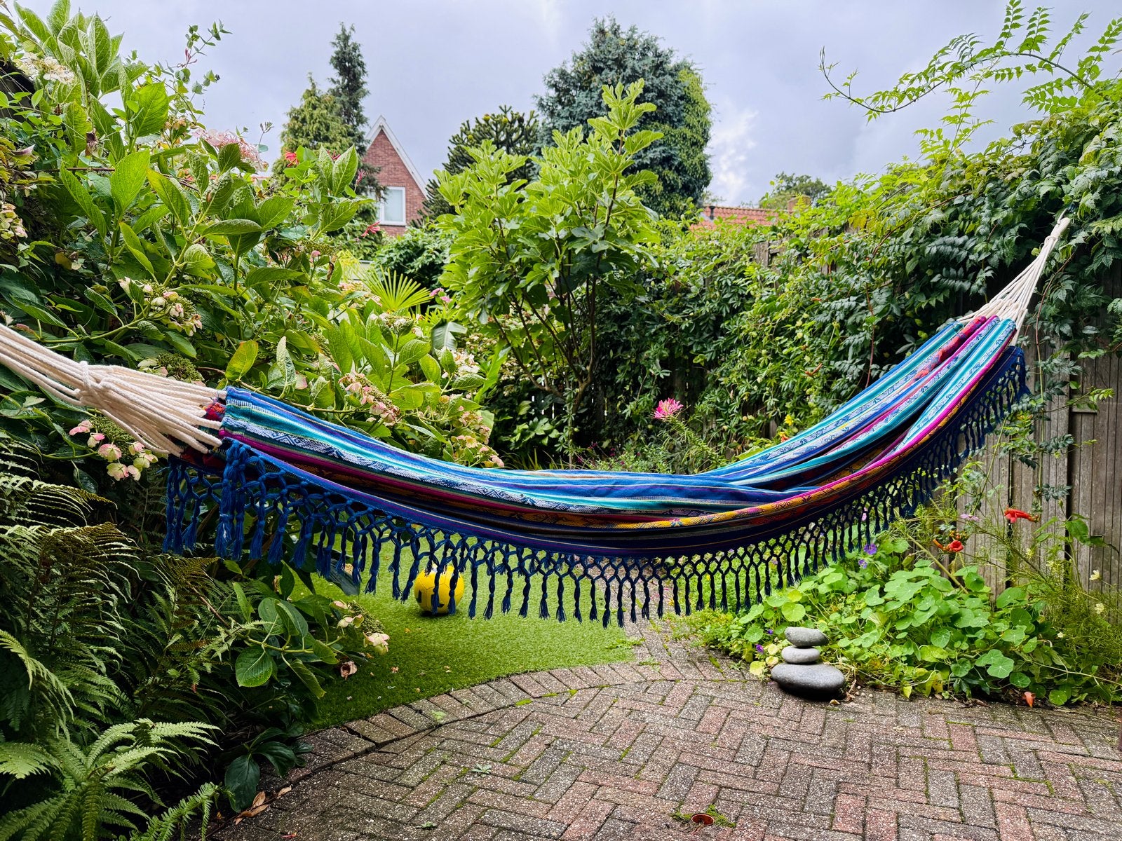 Ongebruikte Hangmat uit Guatemala - Kleurrijk en Comfortabel, Ophalen of Verzenden, Nieuw, Meerpersoons, Binnen