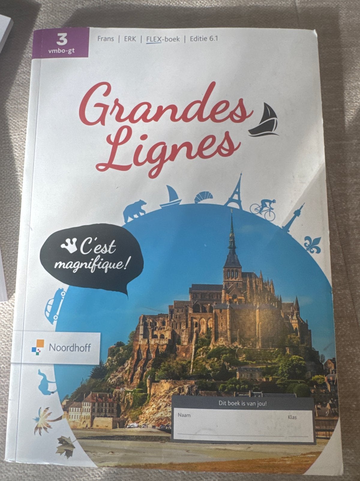Nieuw Frans boek Grandes Lignes vmbo-gt Editie 6.1, Verzenden, Nieuw, Non-fictie