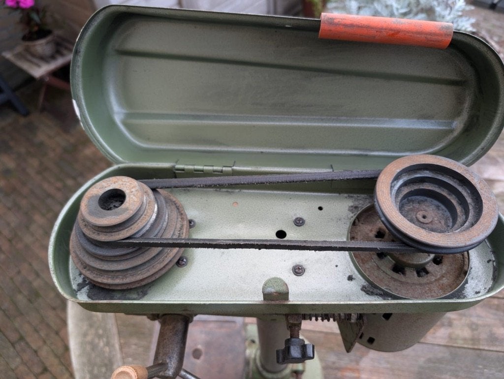 Topdrill 13mm Kolomboormachine, Doe-het-zelf en Verbouw, Ophalen, Gebruikt, Minder dan 400 watt, Kolomboormachine