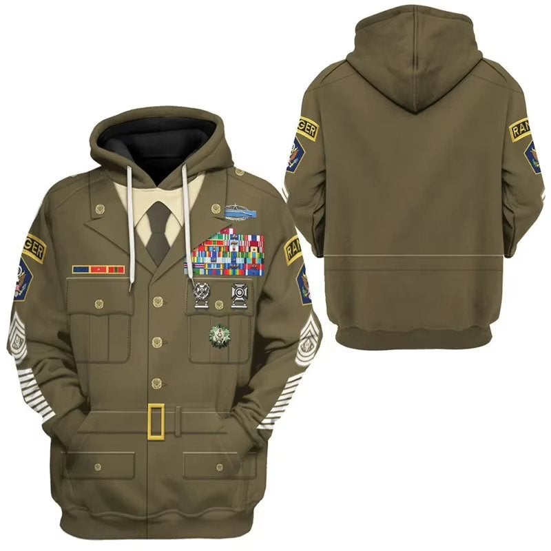 Ranger militaire trui met capuchon, Verzenden, Nieuw, Overige maten, Overige thema's