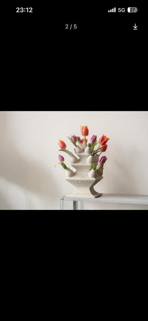 Tulpen vaas, Ophalen of Verzenden, Nieuw