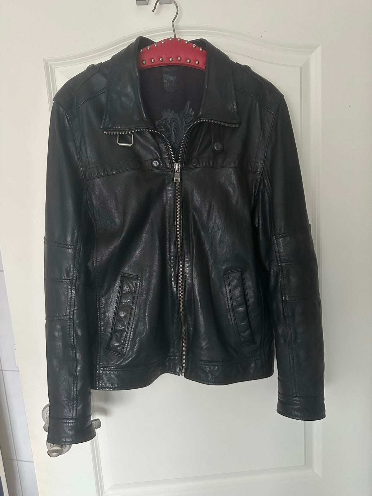 Gipsy Leren Slimfit Jas Maat L, Ophalen of Verzenden, Zo goed als nieuw, Maat 52/54 (L), Bruin