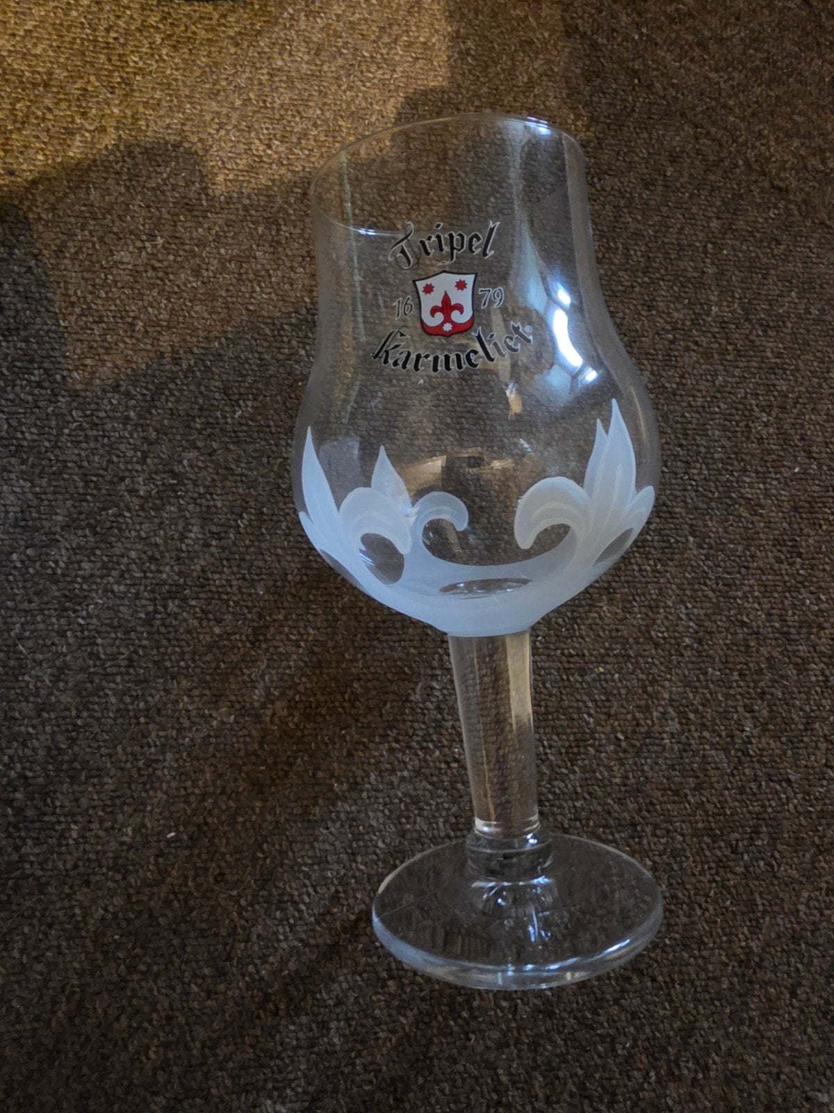 Nieuw Tripel Karmeliet bierglas in verpakking, Ophalen of Verzenden, Nieuw, Glas