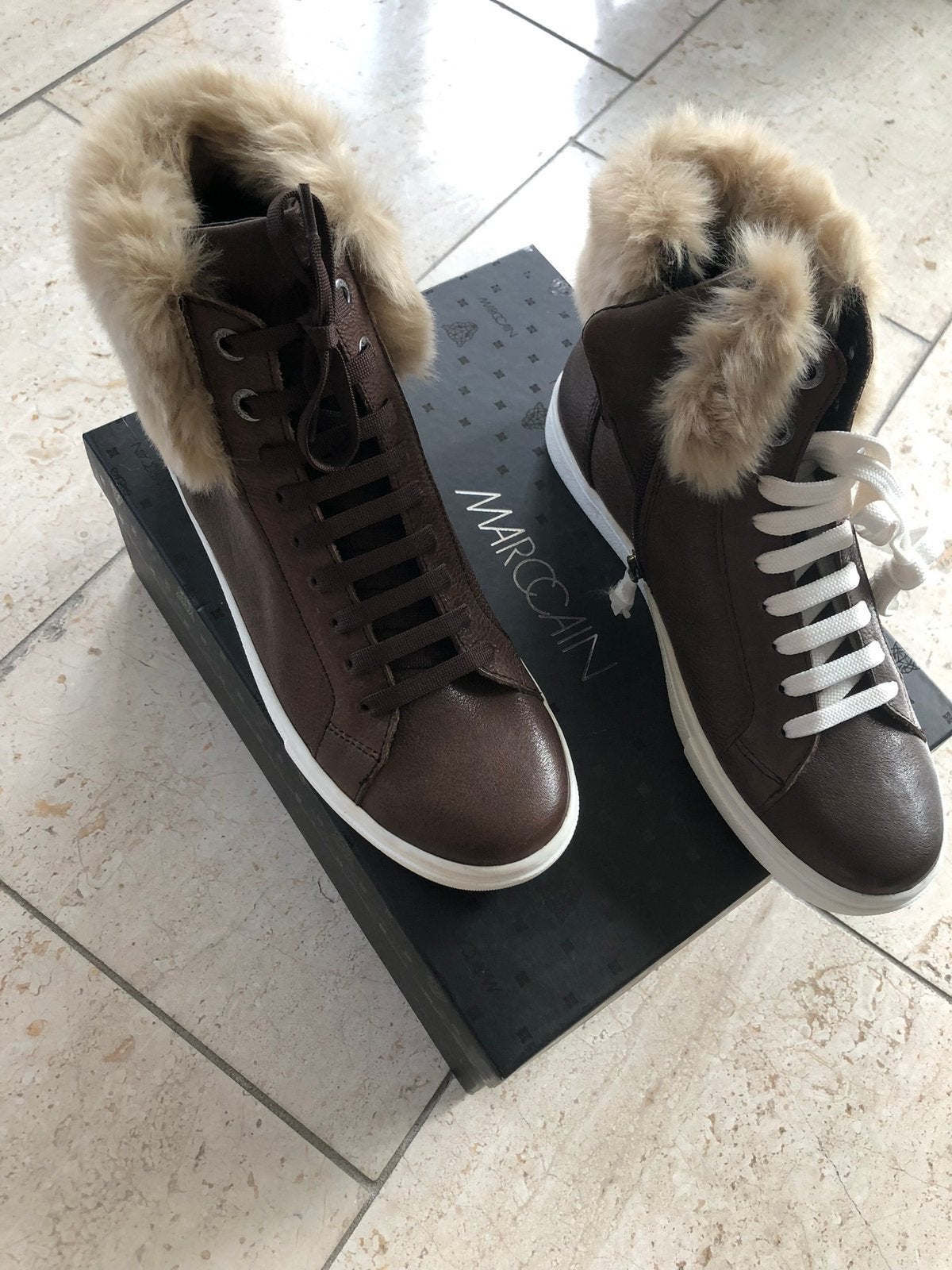Marc Cain Sneaker, maat 39, Kleding | Dames, Ophalen of Verzenden, Nieuw, Bruin, Sneakers of Gympen