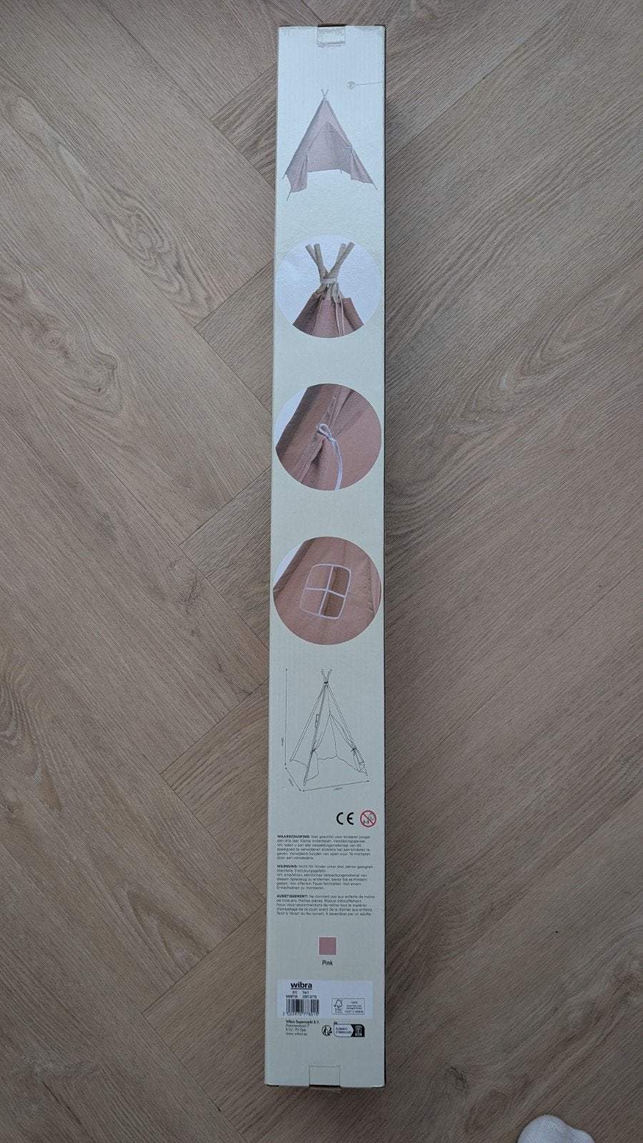 Roze tipi tent voor kinderen - Nieuw in verpakking, Ophalen, Nieuw
