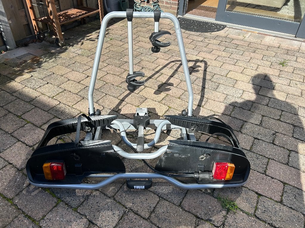 Fietsendrager Thule 7-polig, Ophalen, Gebruikt, 2 fietsen, Trekhaakdrager