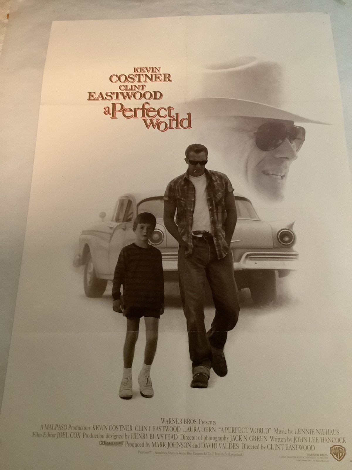 A PERFECT WORLD   USA  FILMPOSTER   68,5-101,5 cm, Ophalen of Verzenden, Zo goed als nieuw, A1 t/m A3, Film en Tv