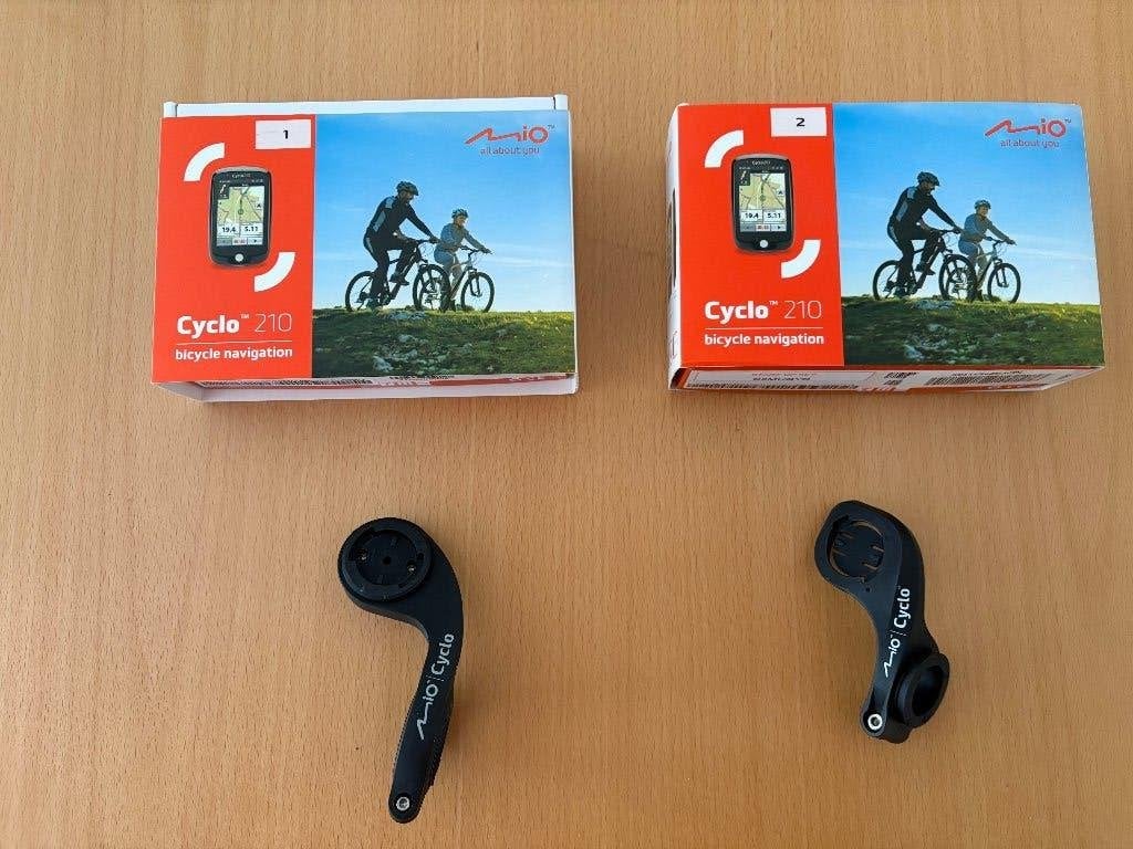 mio cyclo 210 inclusief fietsbeugels ( 2 stuks), Fietsen en Brommers, Fietsaccessoires | Fietscomputers, Zo goed als nieuw, GPS